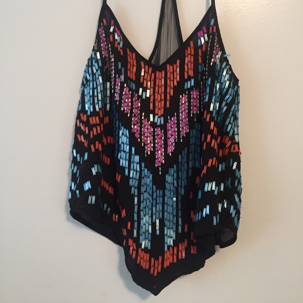 Hazel Beaded Top